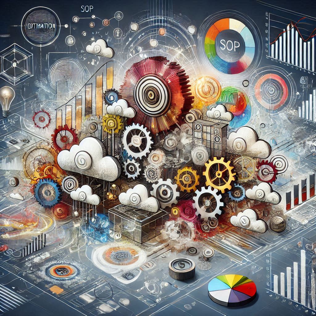 representation of process optimization and SOP with a focus on organization, clear and creative (Shubhankar Consulting)