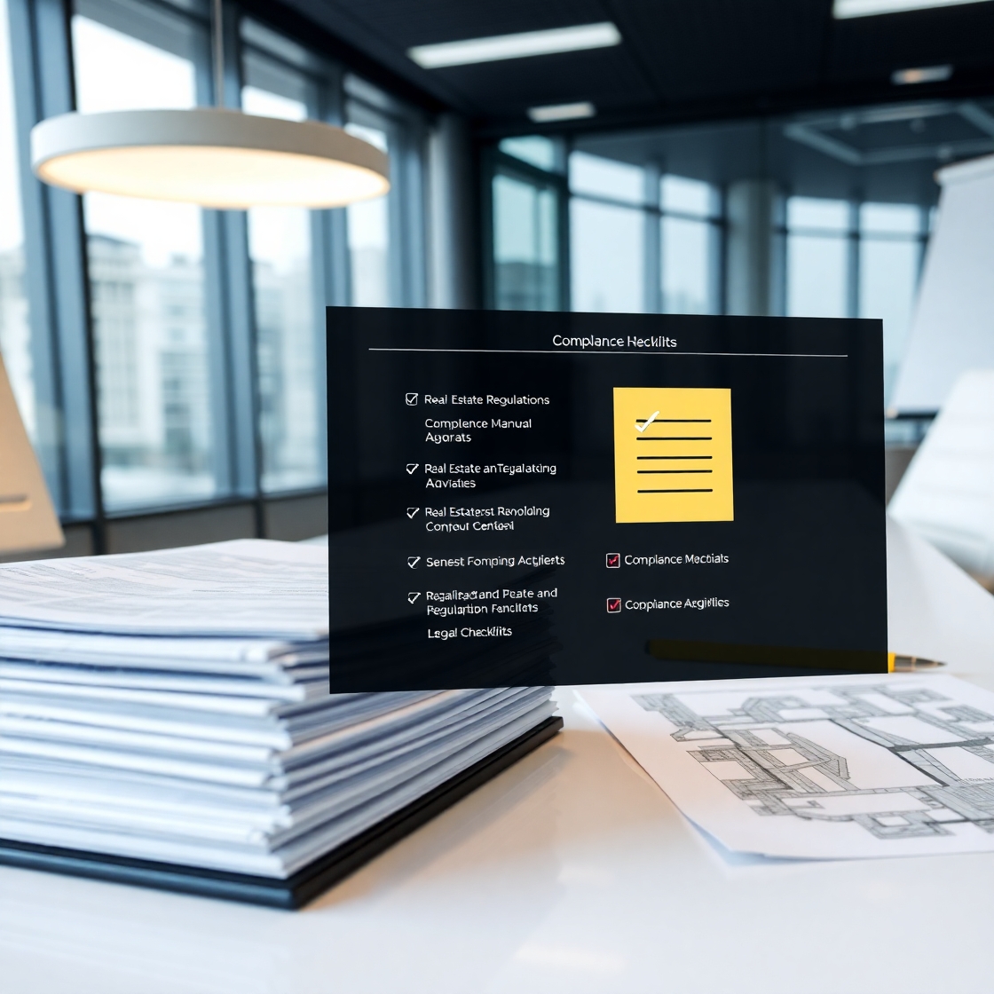 S&C An elegant apartment complex with modern architecture, featuring smart technology icons overlaid on the image. Highlight automated systems, security cameras, and digital dashboards for tenant management and maintenance.