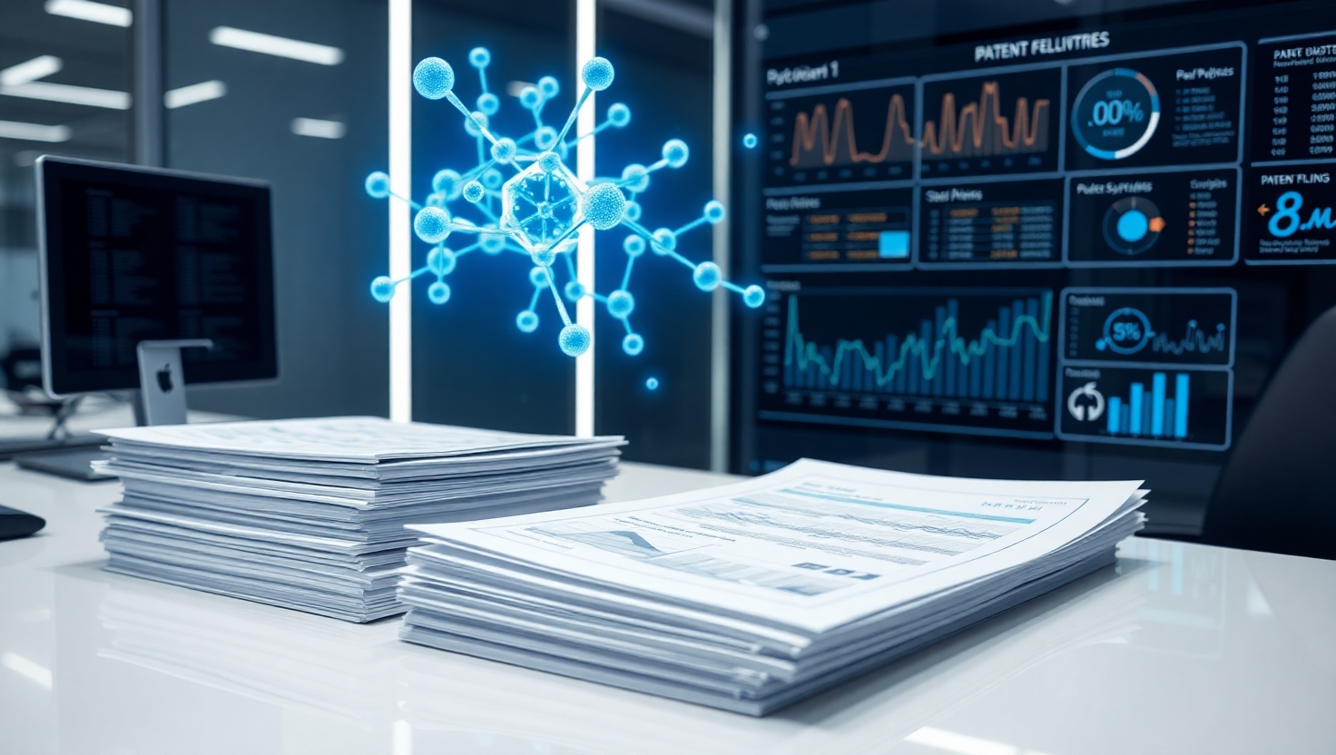 S&C Consutling CTA Pharma_ Stacks_of_meticulously_organized_patent_documents_1